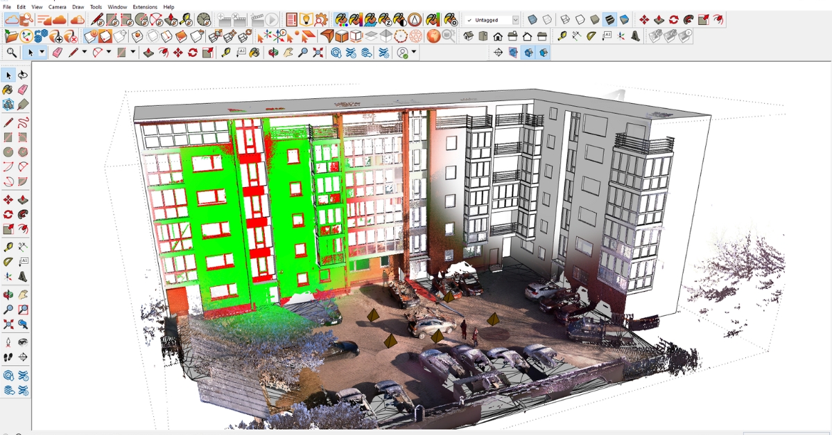 point cloud software interface