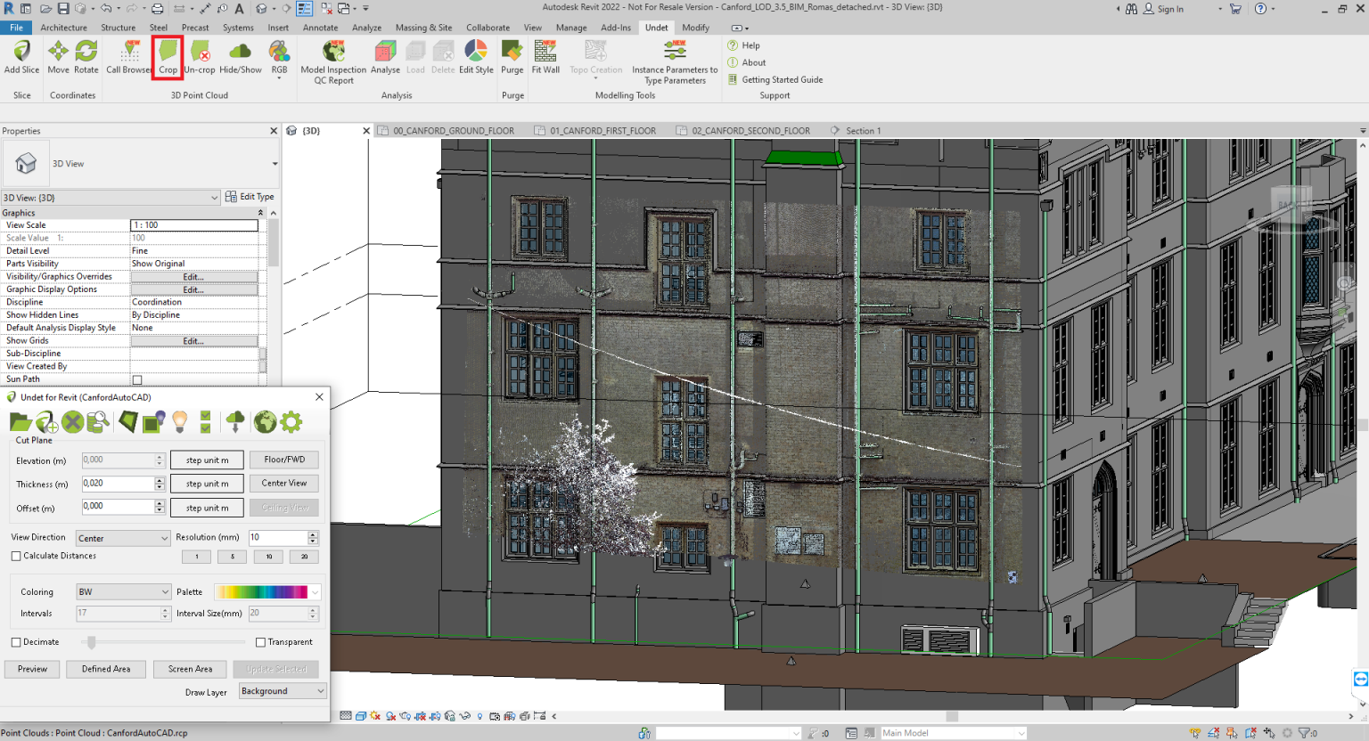 3D Point Cloud block - UNDET