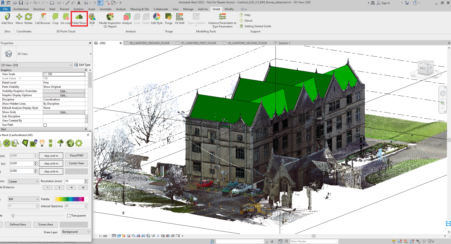 3D Point Cloud block - UNDET