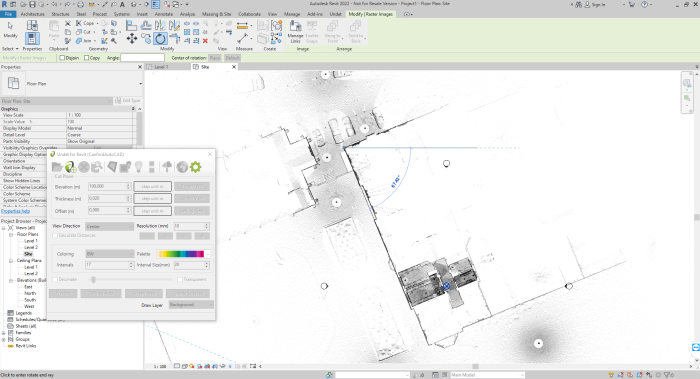 How to set up Undet point cloud project in Revit - UNDET