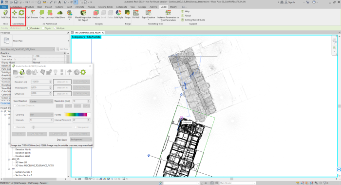 Remotepoint Revit How to manually align an Undet point cloud project to a Revit model ...
